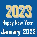 New Year Greeting: Happy New Year, 2023.